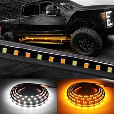 Led Running Board Lights For Trucks Amber Side Marker Kit White Courtesy Lig... Led Running Board Lights For Trucks Amber Side Marker Kit White Courtesy Lig...