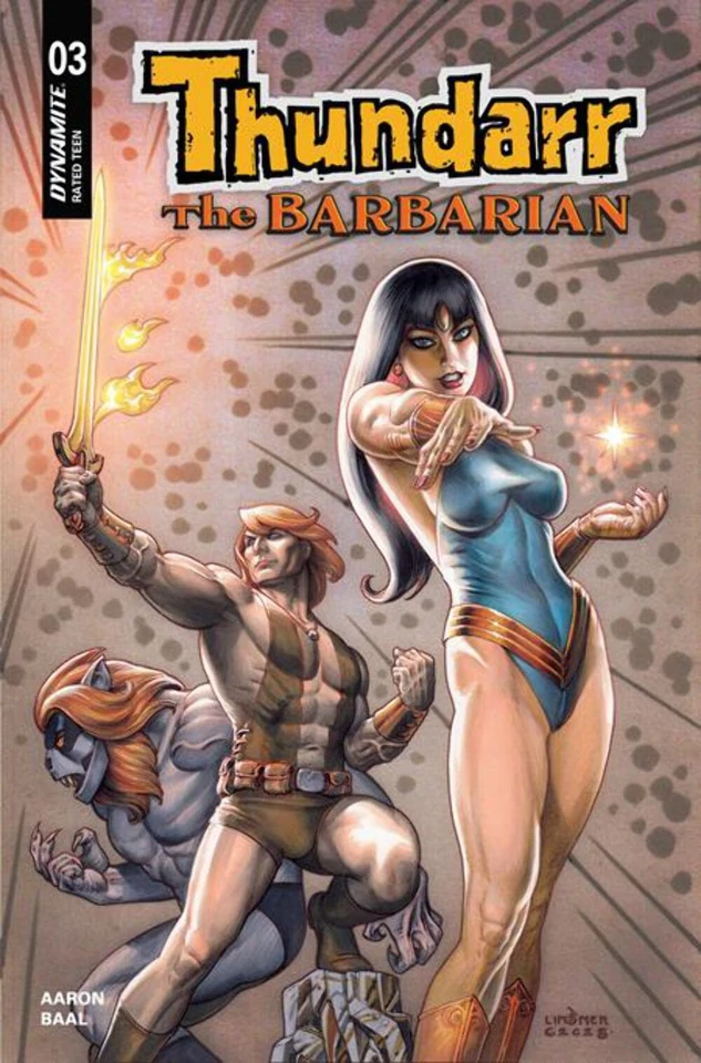 DYNAMITE ENTERTAINMENT THUNDARR THE BARBARIAN #3 CVR D JOSEPH MICHAEL LINSNER (PRESALE 3/4/26)