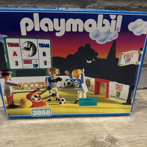 Playmobil 3868 Street Cup Soccer Arena New Vintage 1996 Geobra