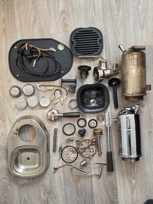 La Pavoni Europiccola / professionelles Restaurationsprojekt - Konvolut Teile