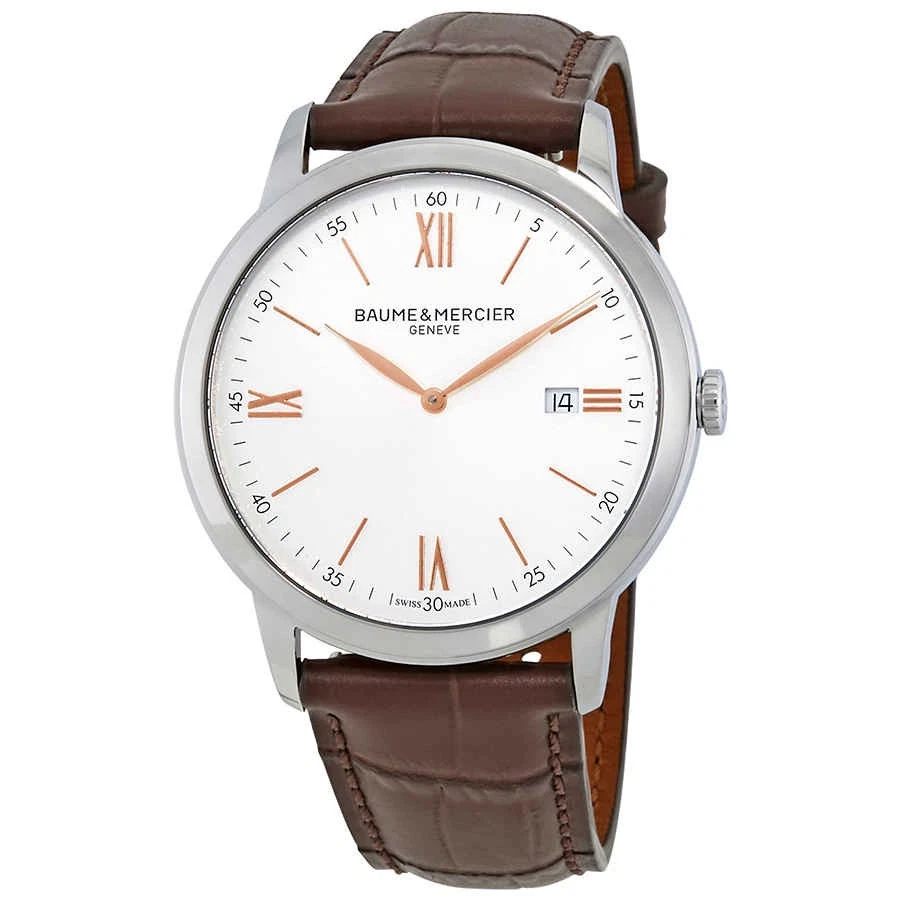 Reloj para hombre Baume et Mercier Classima esfera plateada 42 mm 10415