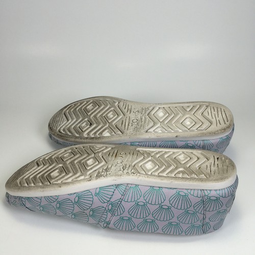 TOMS Womens US 7 You Are Mer-mazing Metallic Shell Lavender Teal - Picture 7 of 7