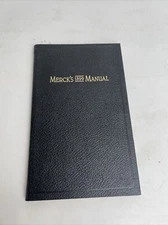 Merck's 1899 Manual Materia Medica 1st Edition Reprint 100th Anniversary Medical
