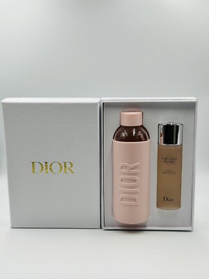 Dior Pink Water Bottle Capture Totale Intensive Essence Lotion 5oz Set New Box