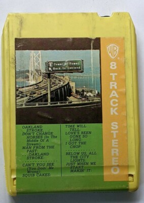 Tower of Power - Back to Oakland 8 Track Cassette Tape RARE CANADA Release!