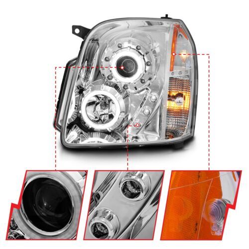 Anzo USA 111147 Projector Headlight Set w/Halo | eBay