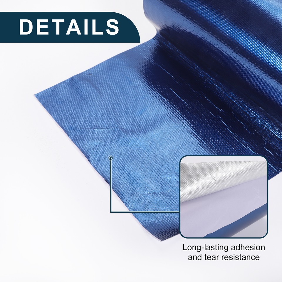 7.87"x24.61ft Fiberglass RV Awning Tent Tape Car Tarpaulin Repair Tape