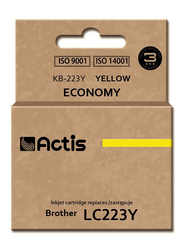 5901443108801 Тонер-картуш Actis KB-223Y аналог Brother LC223Y Стандартный 2690₽