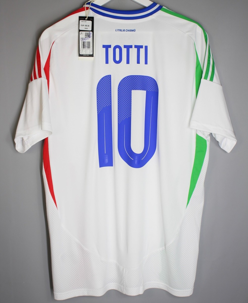 激レア NIKE サッカーイタリア代表 10 TOTTI ユニフォーム Tシャツ NWT ITALY NATIONAL TEAM 2024 2025 AWAY FOOTBALL SHIRT JERSEY #10