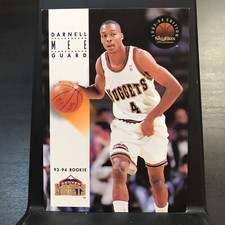 DARNELL MEE 1993-94 SkyBox Premium Rookie Basketball Card #216 Denver Nuggets 