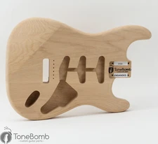 ToneBomb Light Weight Alder RuffTone Strat Stratocaster Style Guitar Body