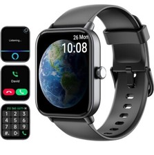 Smart Watch For Women Alexa Waterproof Bluetooth Android IOS 1.8" Heartrate Step