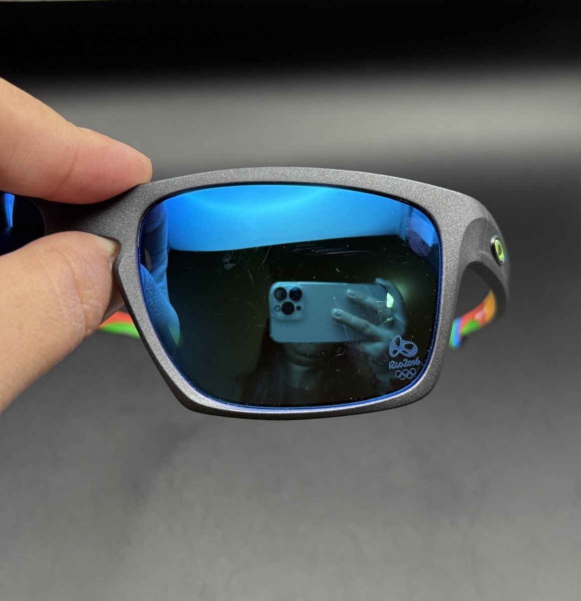 Oakley Rio 2016 Sliver Steel Prizm Sapphire Lenses | eBay