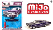 Auto World Chevy Impala SS 1966 Custom Lowriders Metallic Purple CP7658 1/64