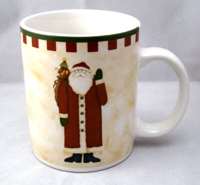 Zak Designs (Sakura) Folk Art Santas Von Debbie Mumm Becher