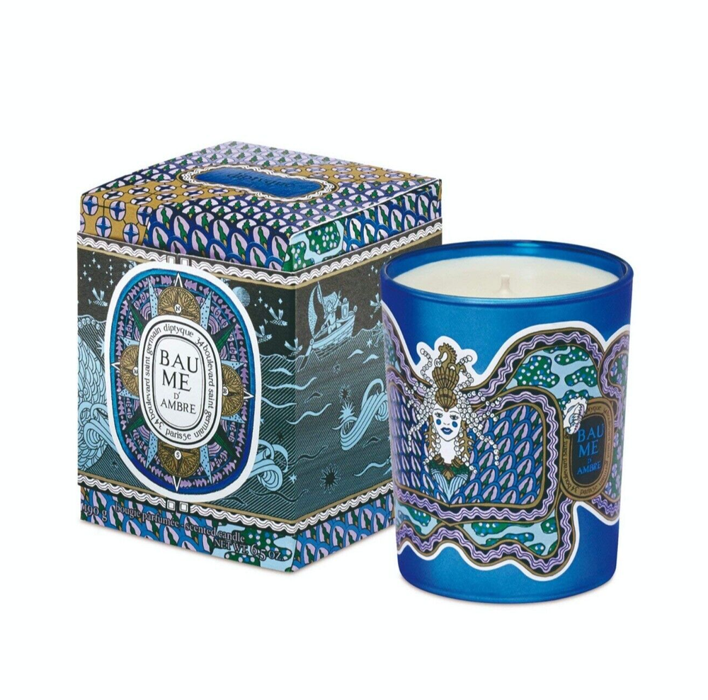 NEW SEALED DIPTYQUE CANDLE BAUME D'AMBRE 2018 HOLIDAY LIMITED EDITION 70g