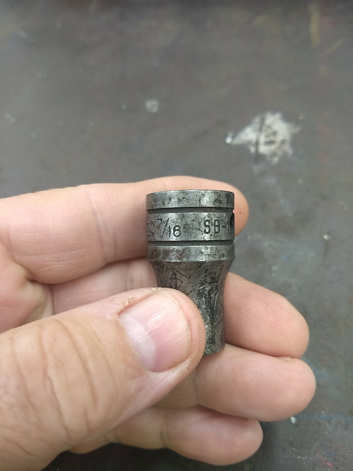 Snap-On SB-140 7/16" 1/2dr 12pt Std Socket USA Z