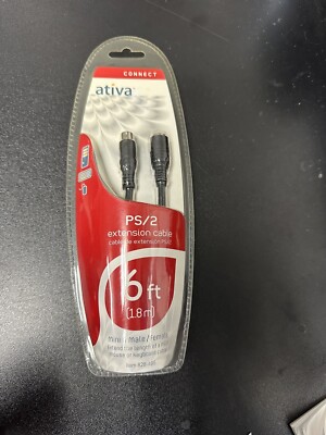   Ativa 6-feet PS/2 Keyboard/Mouse Extension Cable  