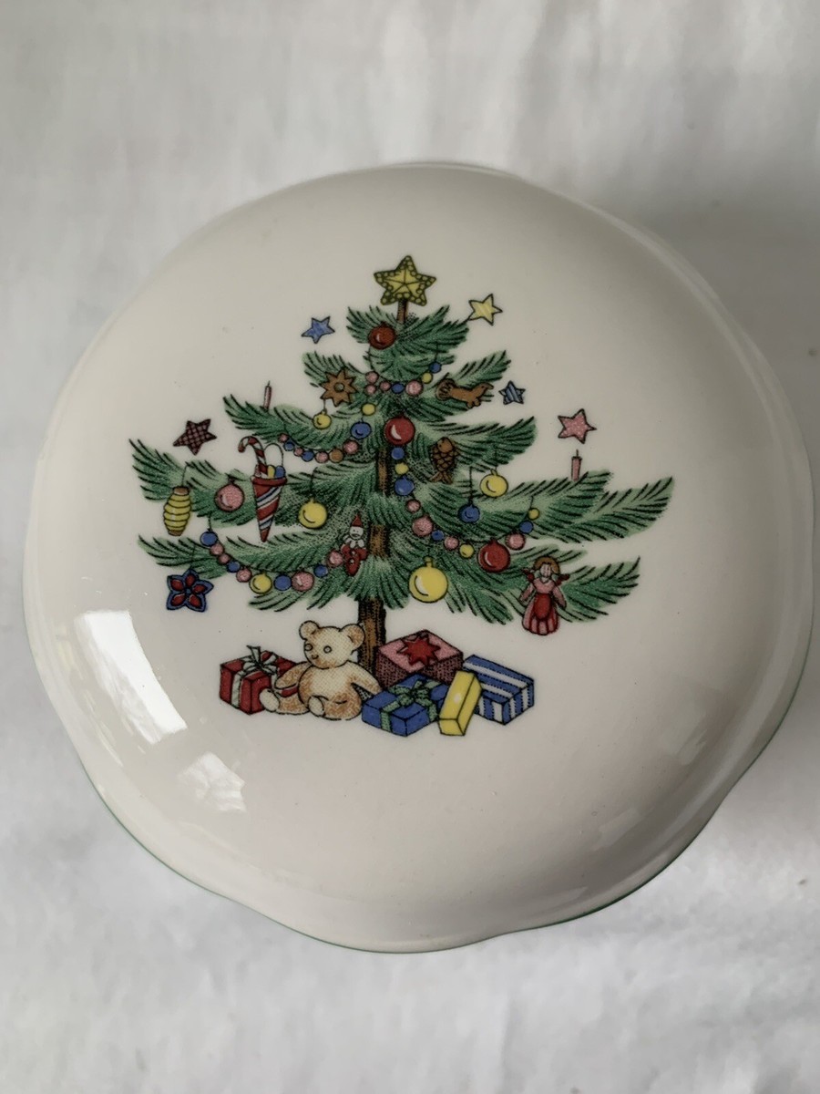 Vtg Nikko Fine China Christmas Trinket Box | eBay Vtg Nikko Fine China Christmas Trinket Box | eBay