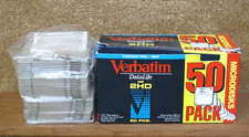 Verbatim DataLife MF 2HD 3.5 IBM Formatted Floppy Disks New Open Box - 25