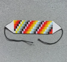 Embera Chami beaded Bracelet by women of the Colombian indigenous tribe 3084