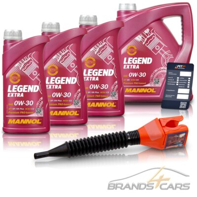 MANNOL 8 L LITER Legend Extra 0W-30 MOTOR-ÖL MOTOREN-ÖL 51140638