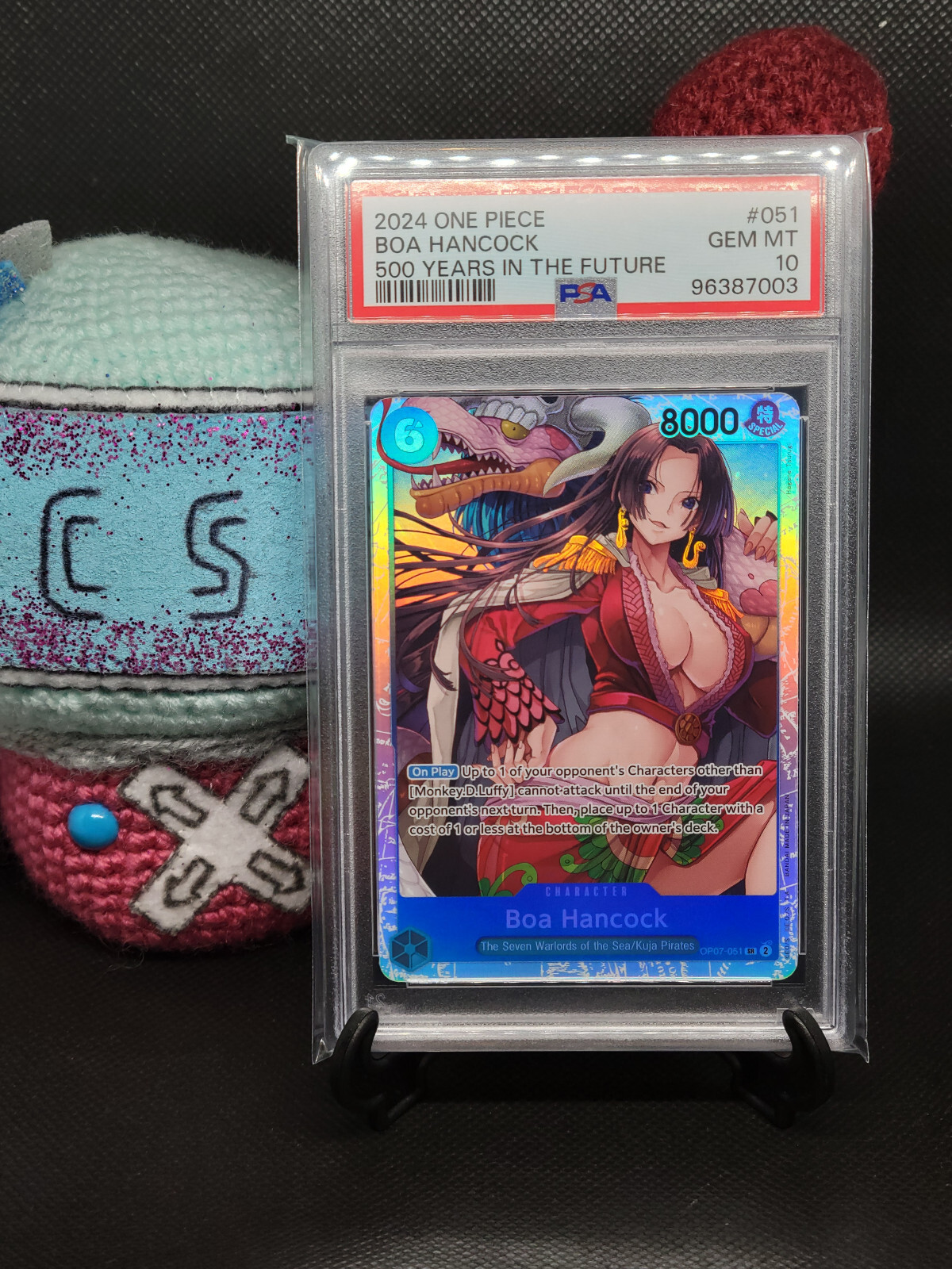 Boa Hancock - OP07-051 - Super Rare - One Piece 500 Years in the Future - PSA 10