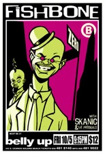 Scrojo Fishbone Skanic Prodigals 2001 Poster Belly Up Tavern Fishbone_0110