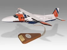 Dornier 228 Netherlands Coastguard Desk Wood Airplane Model Small Scale 1/72