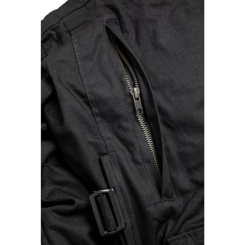 Black Bowland CE Class AA Wax Motorcycle Jacket For Bike Riding - Picture 21 of 48