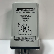 Signaline recycle timer relay 328-120V-10s