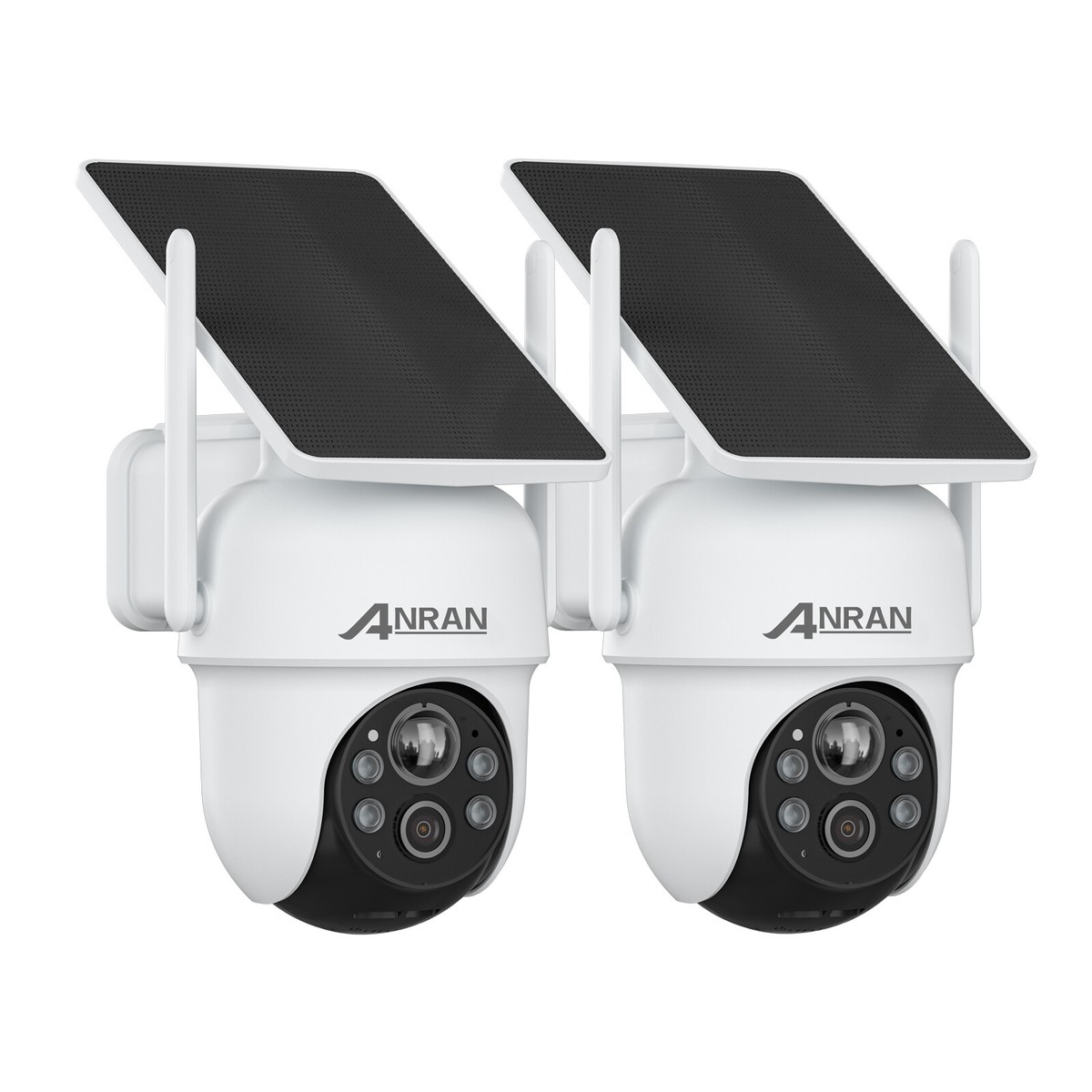 ANRAN Solar Battery Security Camera Outdoor Wireless 4MP WiFi 360° Pan/Tilt  Zoom