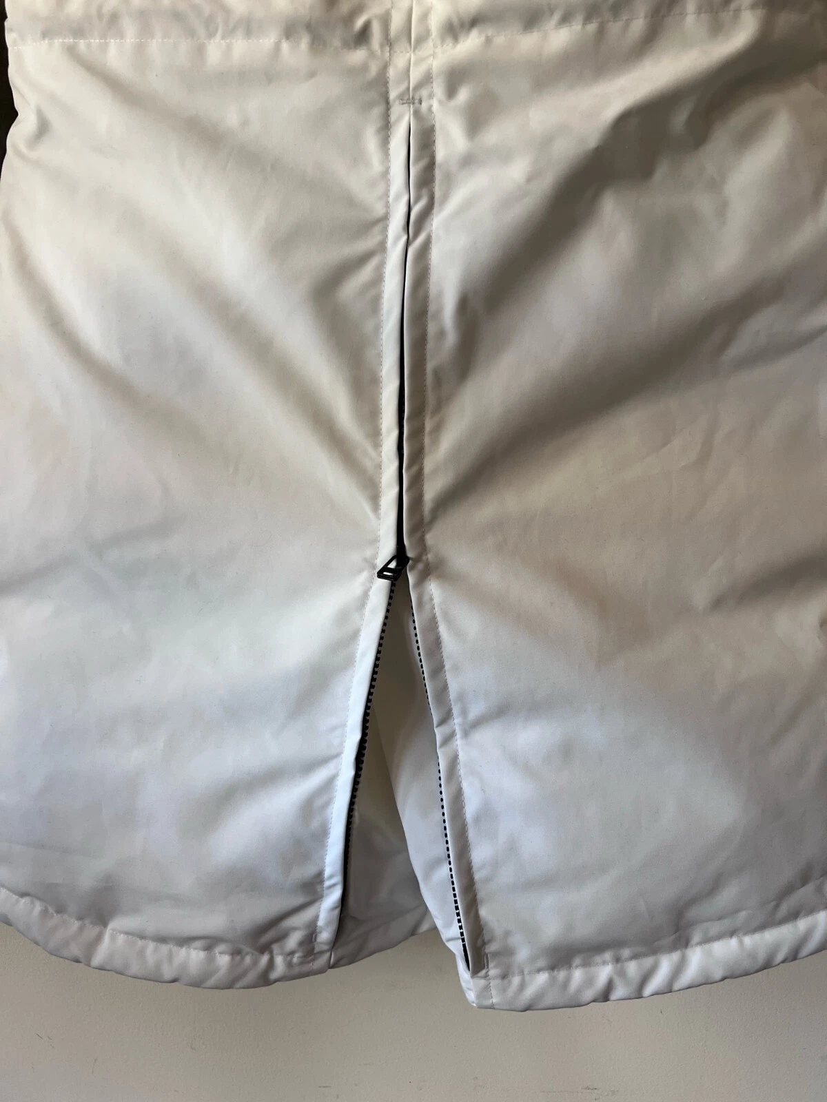 Cappuccio originale nuovo con etichette Canada Goose Rossclair Parka Heritage bianco XS