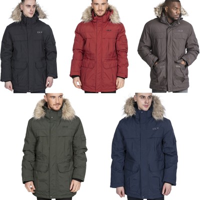 Trespass Mens Highland DLX Parka Navy XL