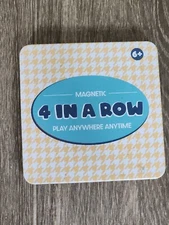 4 In A Row - Magnetic - Game Tin - Play/Store In Tin - Play Anywhere Anytime