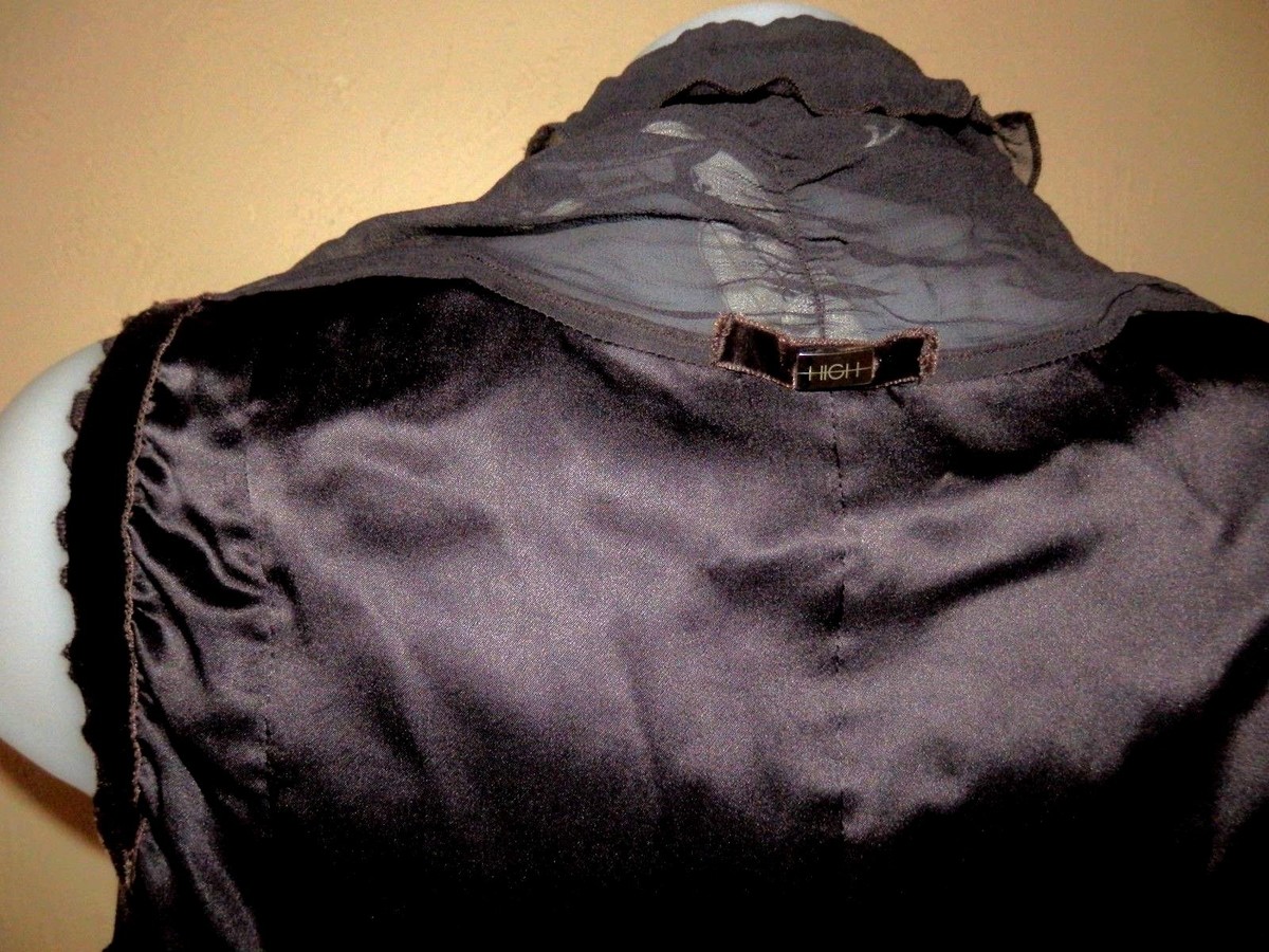 Tunique En Soie 100% HIGH Ex M&F Girbaud - Taille L (40fr), Neuve Avec étiquettes