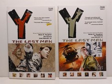 Y: THE LAST MAN - VOLUME 1 & 2 - BRIAN K. VAUGHAN - PIA GUERRA - JOSE MARZAN JR.