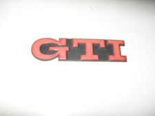 VW Golf 3 GTI Jubi Emblem Zeichen Schriftzug hinten