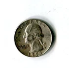 1959-P Washington Quarter 90% Silver | Uncertified Circulated