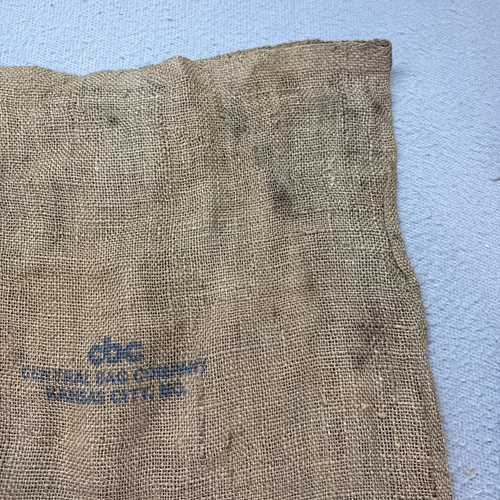 Rare Vintage Big Lake Special Brand Burlap Bag, Les Zimmerman & Sons - Picture 11 of 15