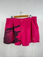 Men's Vintage Nike Challenge Court Nylon Pink Shorts Andre Agassi Size XL
