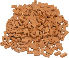 Miniature Bricks Clay Mini Wall Brick Model Brick Building Set for Model Buildin