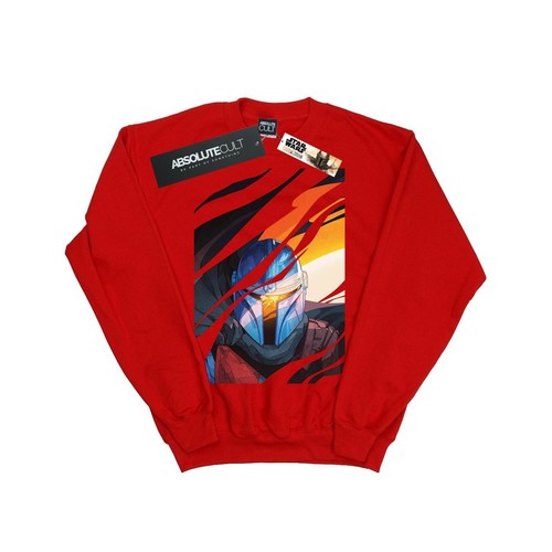 Sweat à Capuche Star Wars Mandalorien - Noir - Garçon 13-14 Ans - Coton/polyester