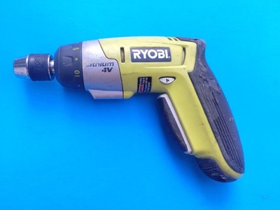 Ryobi 4 Volt Lithium-ion 1/4'' Hex Cordless Screwdriver TOOL Only, Tested!