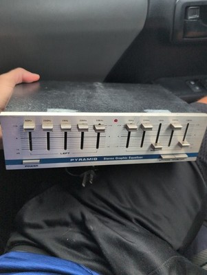Pyramid Stereo Graphic Equalizer Tested Working Dual 5-Band RCA EQ Sea-2600