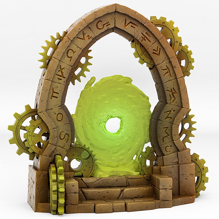 Clockwork Portal miniature avec Vortex Temporel pour sublimer vos soirées jeux