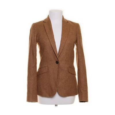 Blazer, taille : 36, marron, élasthanne/polyamide/laine, monochrome, femme #rsY - Photo 1/4