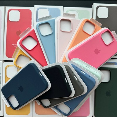 For iPhone 15Pro 15Plus 15ProMax 15 Silicone Phone Case With MagSafe Cover