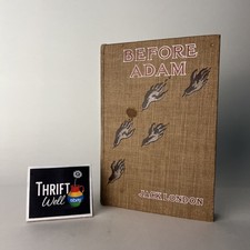 Before Adam Jack London True First Edition First Printing Macmillan 1907 HB book