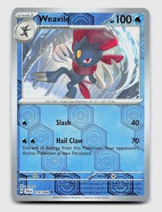 Weavile 014/064 Shrouded Fable Reverse Holo Uncommon